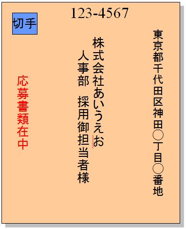 応募書類はこう送れ 応募書類を郵送する封筒の留意点