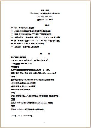 職務経歴書・見栄えが悪い例|幸せなサラリーマン講座