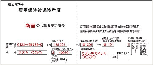 雇用 保険 被 保険 者 証 もらって ない